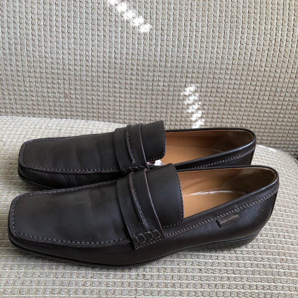 Louis Vuitton Men's Brown Loafers - Picture 2 of 15